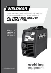 WELDKAR WK MMA 1630 Mode D'emploi