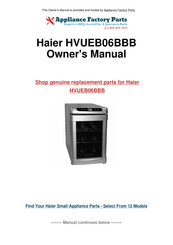 Haier HVUE12 Guide De L'utilisateur