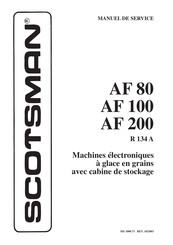 Scotsman AF 100 Manuel De Service