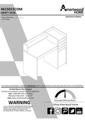 Ameriwood HOME 4615015COM Mode D'emploi