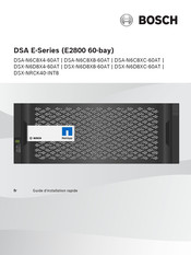 Bosch DSA E-Série Guide D'installation Rapide