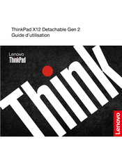 Lenovo ThinkPad X12 Detachable Gen 2 Guide D'utilisation