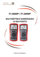 Francaise d'Instrumentation FI 289MP Notice D'utilisation