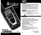 Cobra microTALK CXR800C Manuel D'utilisation