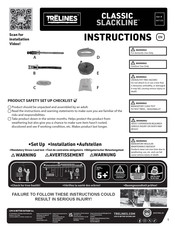 TRELINES CLASSIC SLACKLINE 847125 Instructions