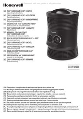 Honeywell HHF360E Instructions De Mise En Marche