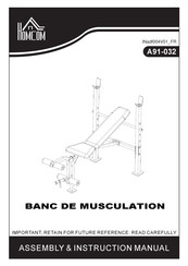 HOMCOM A91-032 Instructions De Montage