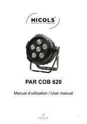 Nicols PAR COB 620 Manuel D'utilisation