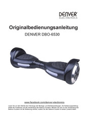 Denver Electronics DBO-6530 Manuel D'instructions Original