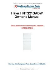 Haier HRTS Série Guide De L'utilisateur