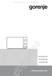 Gorenje MO20E1S Notice D'utilisation