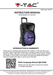 V-TAC VT-6312 Manuel D'instructions