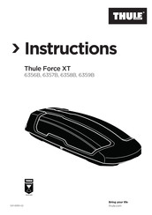 Thule Force XT Manuel D'instructions