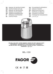 Fagor ML-156 Manuel D'utilisation