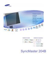 Samsung SyncMaster 204B Mode D'emploi