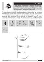 ML MEBLE HYGA 05 Notice De Montage