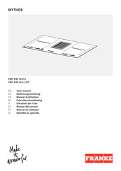 Franke MYTHOS FMY 839 HI 2.0 Manuel D'utilisation