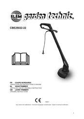 Elem Garden Technic CBE25022-22 Traduction Des Instructions D'origine