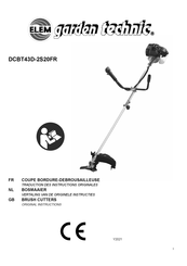 Elem Garden Technic DCBT43D-2S20FR Traduction Des Instructions Originales