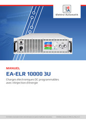 Elektro-Automatik EA-ELR 10500-60 3U Manuel