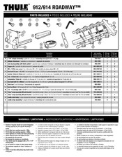 Thule 914 Mode D'emploi