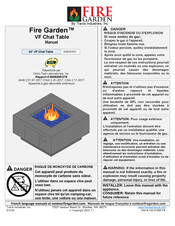 Travis Industries Fire Garden VF Chat Table Manuel D'utilisation