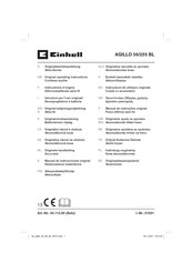 EINHELL Agillo Solo GE-CB 36/255 LI E BL Instructions D'origine