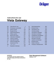 Dräger Vista Gateway Instructions D'utilisation