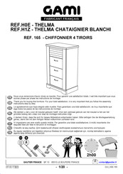 Gami THELMA H1Z 165 Instructions De Montage