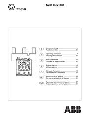 ABB TA 80 DU V1000 Notice De Service