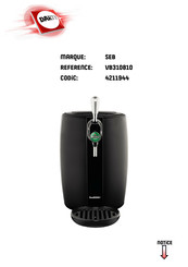 SEB BeerTender VB310810 Mode D'emploi