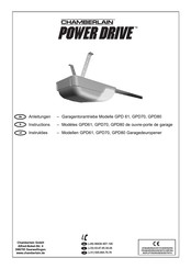 CHAMBERLAIN Power Drive GPD80 Manuel D'instructions