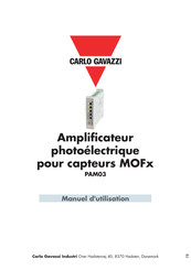 CARLO GAVAZZI PAM03 Manuel D'utilisation