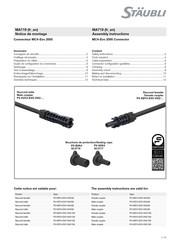 Staubli MC4-Evo 2000 Notice De Montage