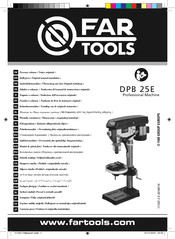 Far Tools DPB 25E Notice Originale