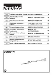 Makita DUN461WZ Manuel D'instructions