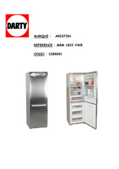 Ariston MBM 1822 VWB Mode D'emploi