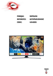 Samsung UE75MU6105KXXC E-Manual