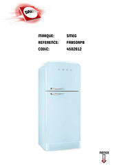 Smeg FAB50RPB Mode D'emploi