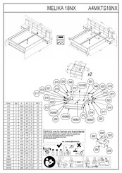 FORESTDREAM MELIKA 18NX A4MKTS18NX Instructions De Montage