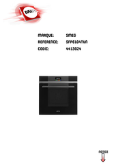 Smeg SFP6104TVN Mode D'emploi