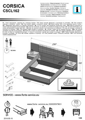 Forte CORSICA CSCL162 Notice De Montage