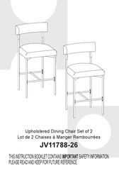 Costway JV11788-26 Instructions De Montage