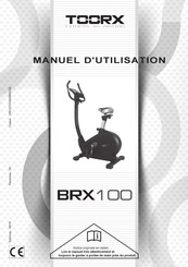 toorx BRX100 Manuel D'utilisation