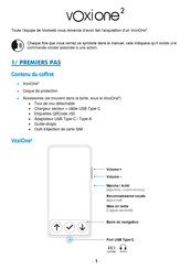 voxiweb VoxiOne2 Manuel Utilisateur