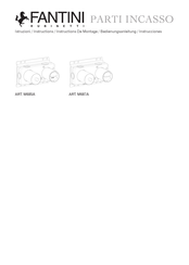 Fantini Rubinetti PARTI INCASSO M685A Instructions De Montage