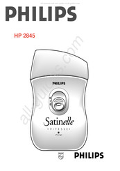 Philips Satinelle VITESSE HP2845/24 Mode D'emploi