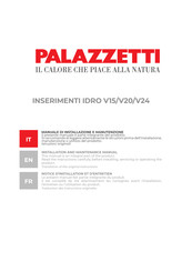 Palazzetti IDRO V15 Notice D'installation Et D'entretien