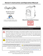 Comfort Glow CGWF4000 Manuel D'installation Et D'opération