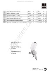 Schneider Airsystems FSP-FP-HTE-1,8 Notice D'utilisation D'origine